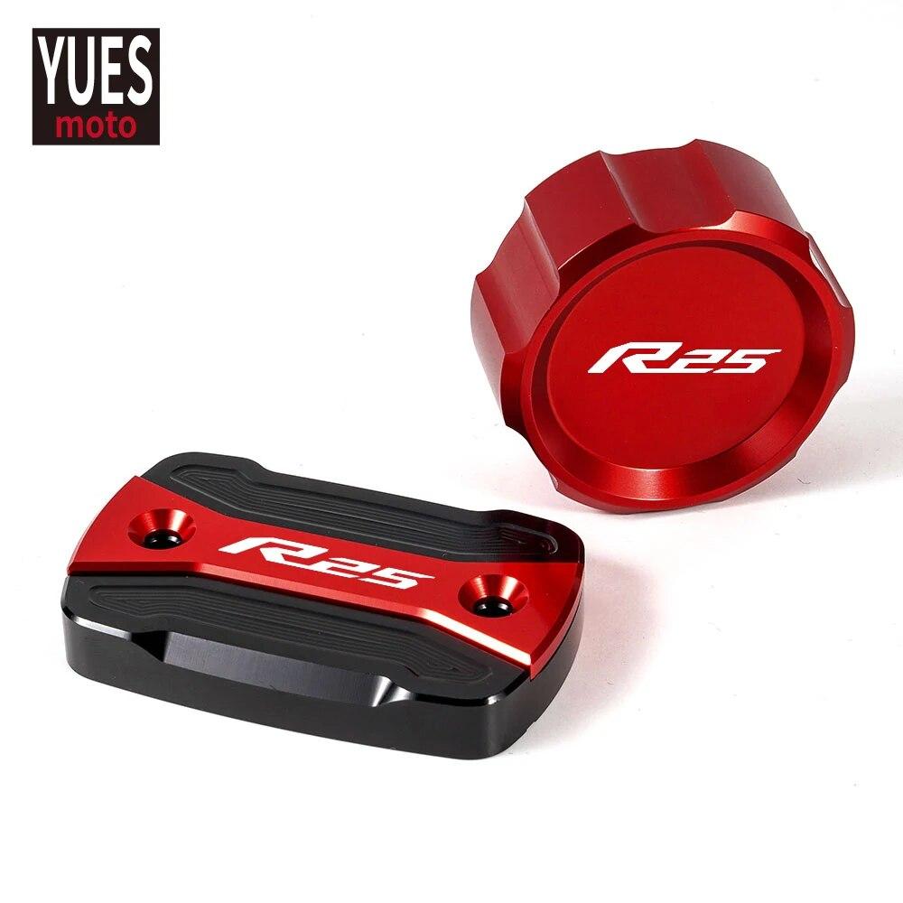 Accesorii pentru motociclete pentru Yamaha YZF R25 2015 - CNC de înaltă calitate capac rezervor lichid de frână spate și față capac cilindru