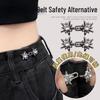 Waist Adjustment Buckle: No-Sew, Detachable Tool for Jeans, Converts Large Waist To Small, Anti-Exposure Brooch.