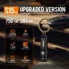 TUNENGE S15Pro Keychain 750 High Lumens EDC Pocket Flashlight with USB C Rechargeable Mini Flashlight with Perfect for and Repairs Flashlight, Clip,
