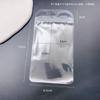 Thick Transparent Self Sealing Sack High Definition Bone Sealing Bag Jade Bracelet Accessories Storage Dust-proof Packaging Pouch with Hanging Hole