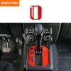 Car ABS Center Console Gear Shift Panel Cover Stickers for Suzuki Jimny 2019+ Interior Decoration Accessories red/silver/Black