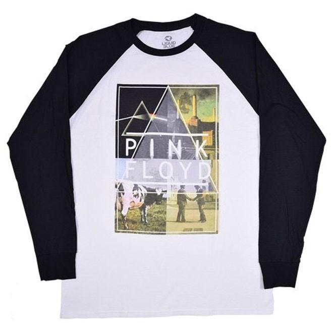 Pink Floyd  Album Collage - Medium Raglan Baseball Jersey T-shirt Unisex T-Shirt XXXXL