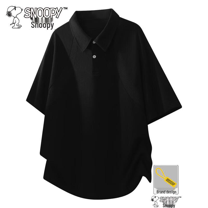 SNOOPY Men s Summer Polo T-Shirt L