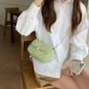 Niche Design New Women's Bag Versatile Diamond Lock Chain Single Shoulder Crossbody Small Square Bag