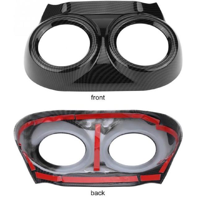 TOYCIDFG Car Rear Seat Air Conditioner Outlet Vent Frame Cover Trim for Alfa Romeo Stelvio 2017-2020, Car Decoration Accessories (Carbon Fiber