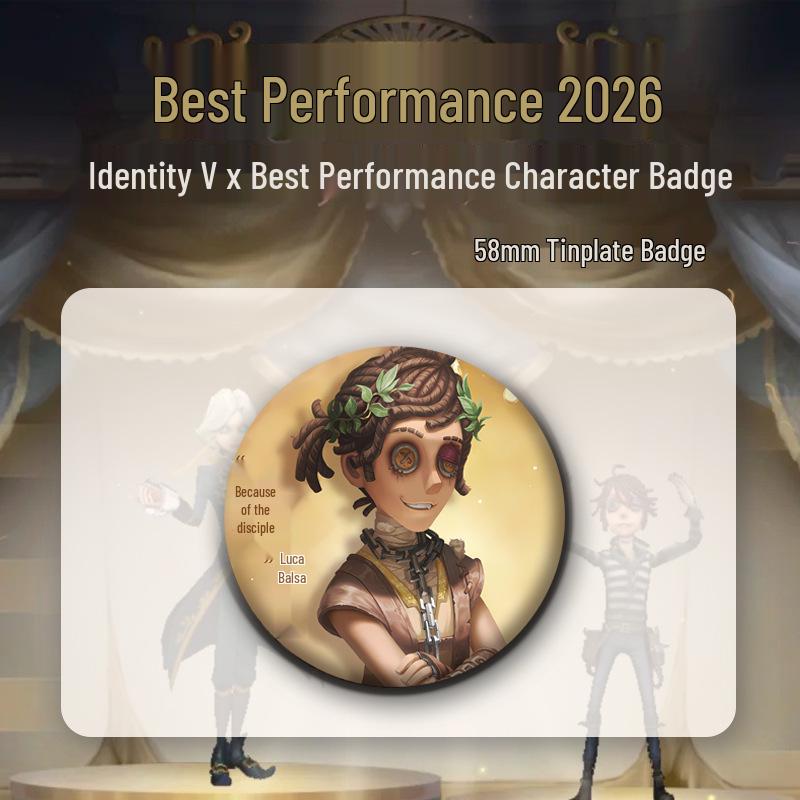 Identity V Performance Title Badge: Prisoner & Red Lady Merch Collection Ita Bag Gifts