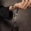 New Butterfly Sparkling Diamond Phone Chain Anti-loss Portable Colorful Beaded Hanging Bag Keychain Short Phone Charm
