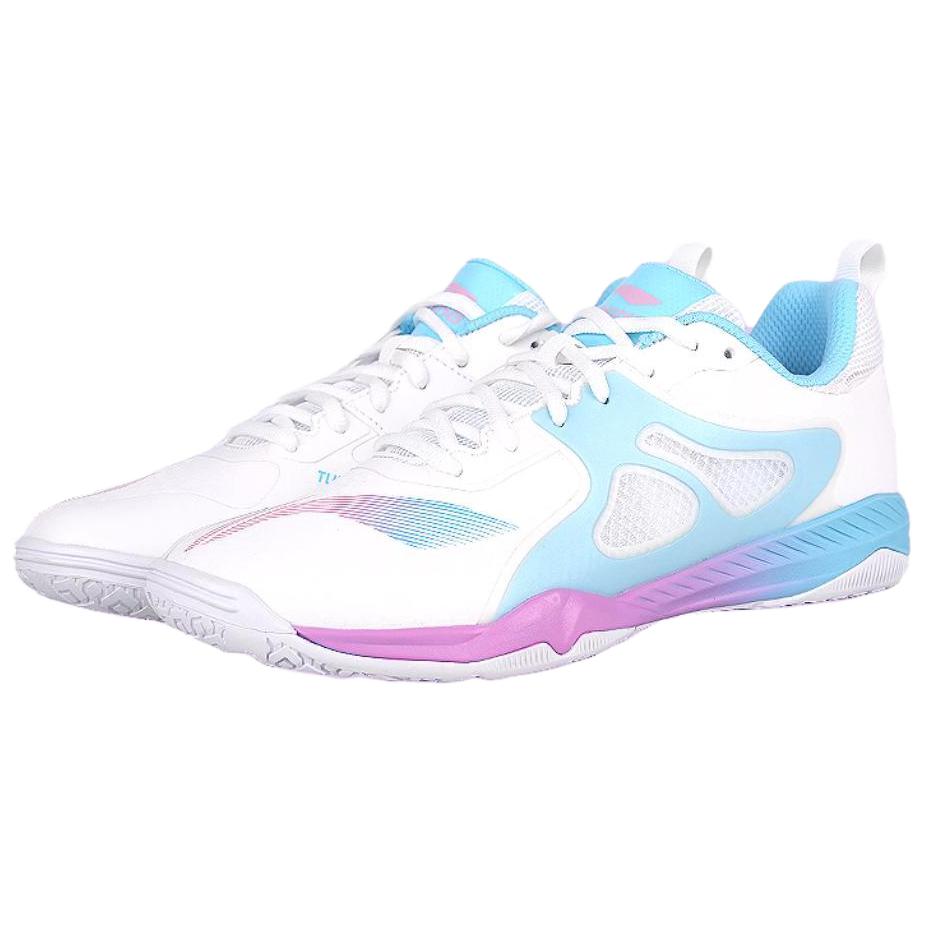 Li-Ning Comfortable Versatile Breathable Low-Top Training Shoes Unisex Sneakers White Purple APTS011-1