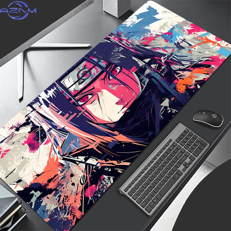 Highquality Mouse Pad Naruto Itachi Uchiha Gaming Accessories Pc Computer Keyboard Pad Gamer Desk Mat Alfombrilla Xxl Mousepad