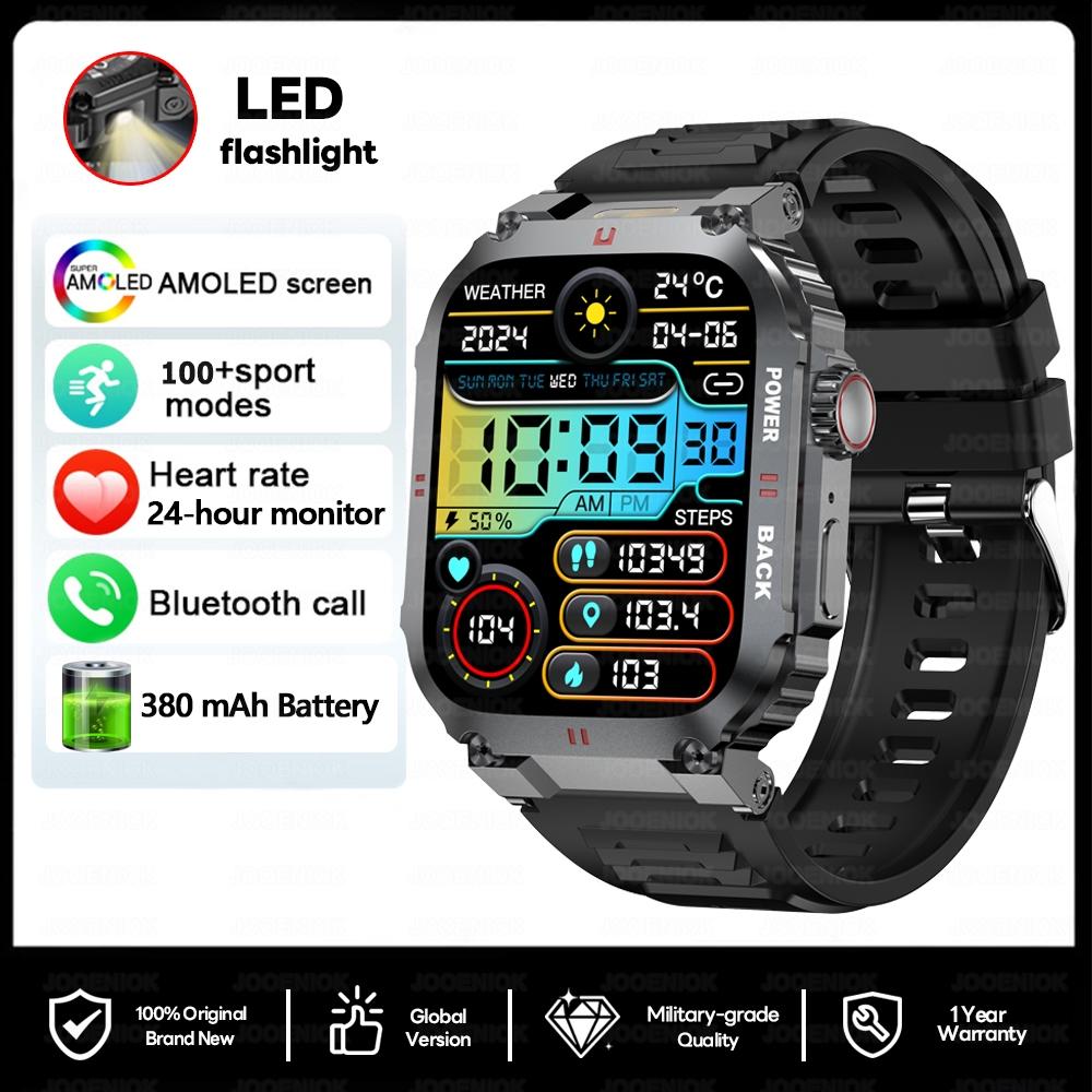 New Deeply Water Resistant SmartWatch Men Heart Rate Sleep Monitoring Reminder feature 100+ Sports Modes Smart Watch Men