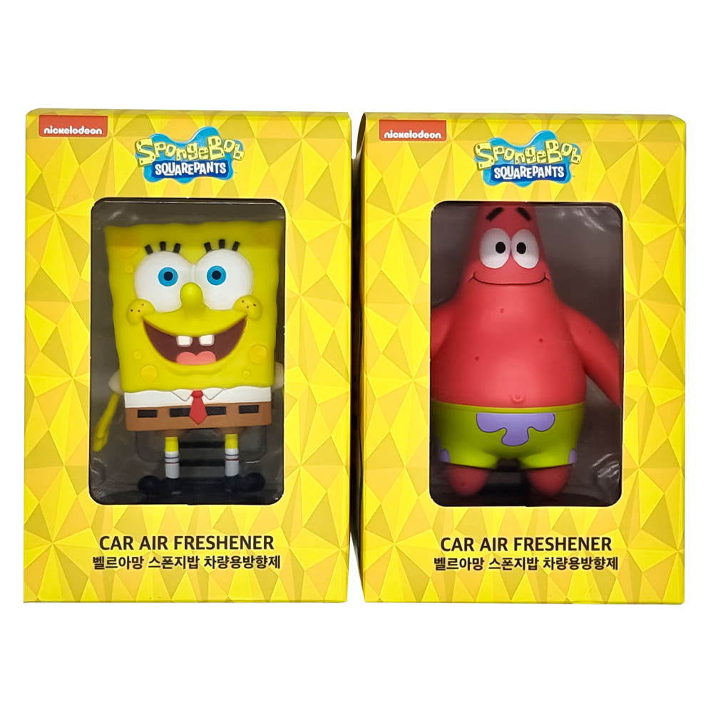 [BelleaMant] Spongebob Charakter Auto Lufterfrischer Lüftungsschlitz Diffusor Spongebob