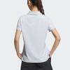 Adidas Dámské prodyšné polo tričko s rovným střihem a chladivým pocitem, světle modré JD5274