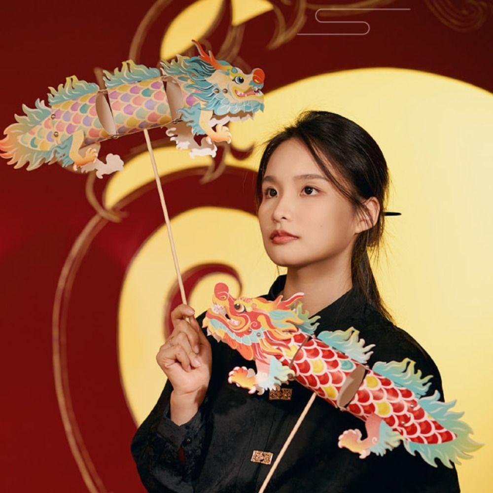 Glowing Lantern Making Material Flexible Spring Festival Dragon Decoration Lantern Festival