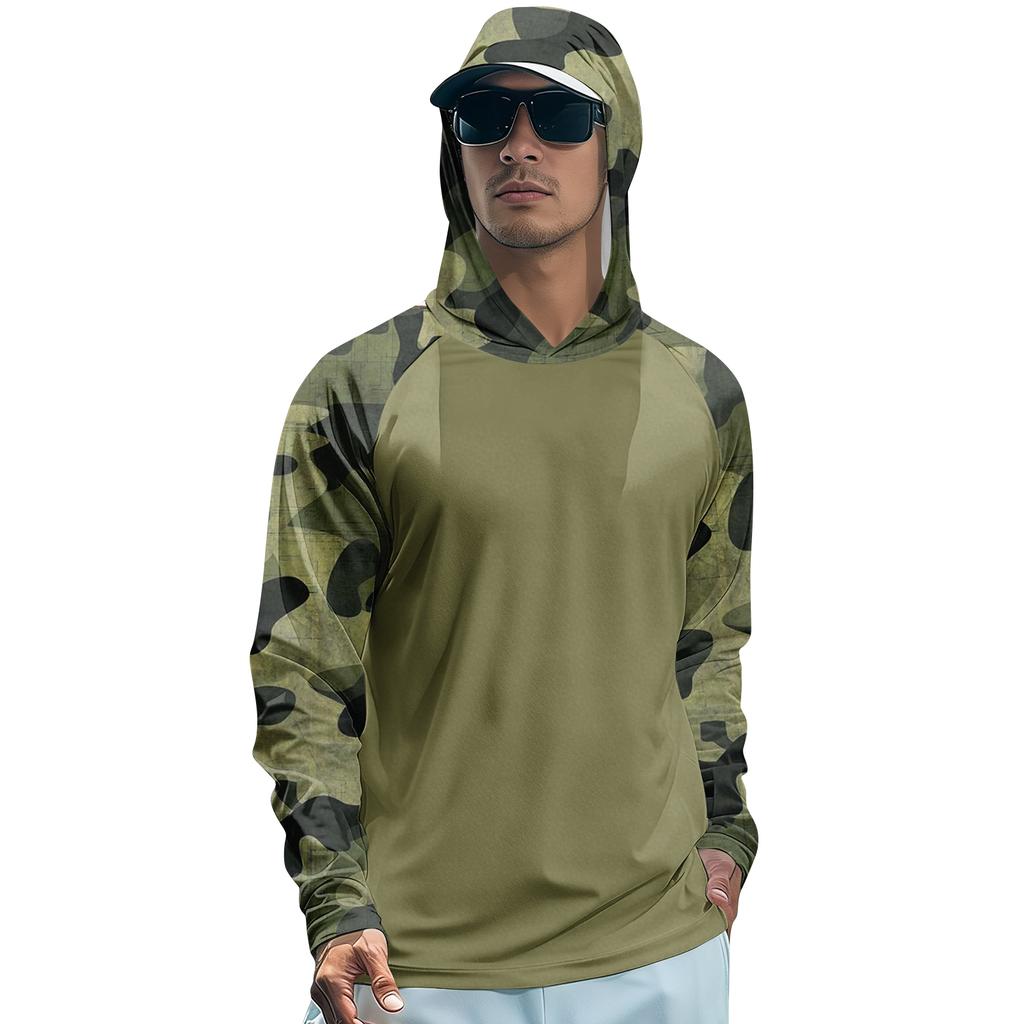 Mens Casual Shirts Long Sleeve Lightweight Hoodie Mens Summer Shirts for Men UK Outdoor Shirt Mens Casual Wear Fashion Style