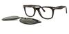 Tom Ford Ft5970 B Blue Light Block With Clip On 052 Men Eyeglasses