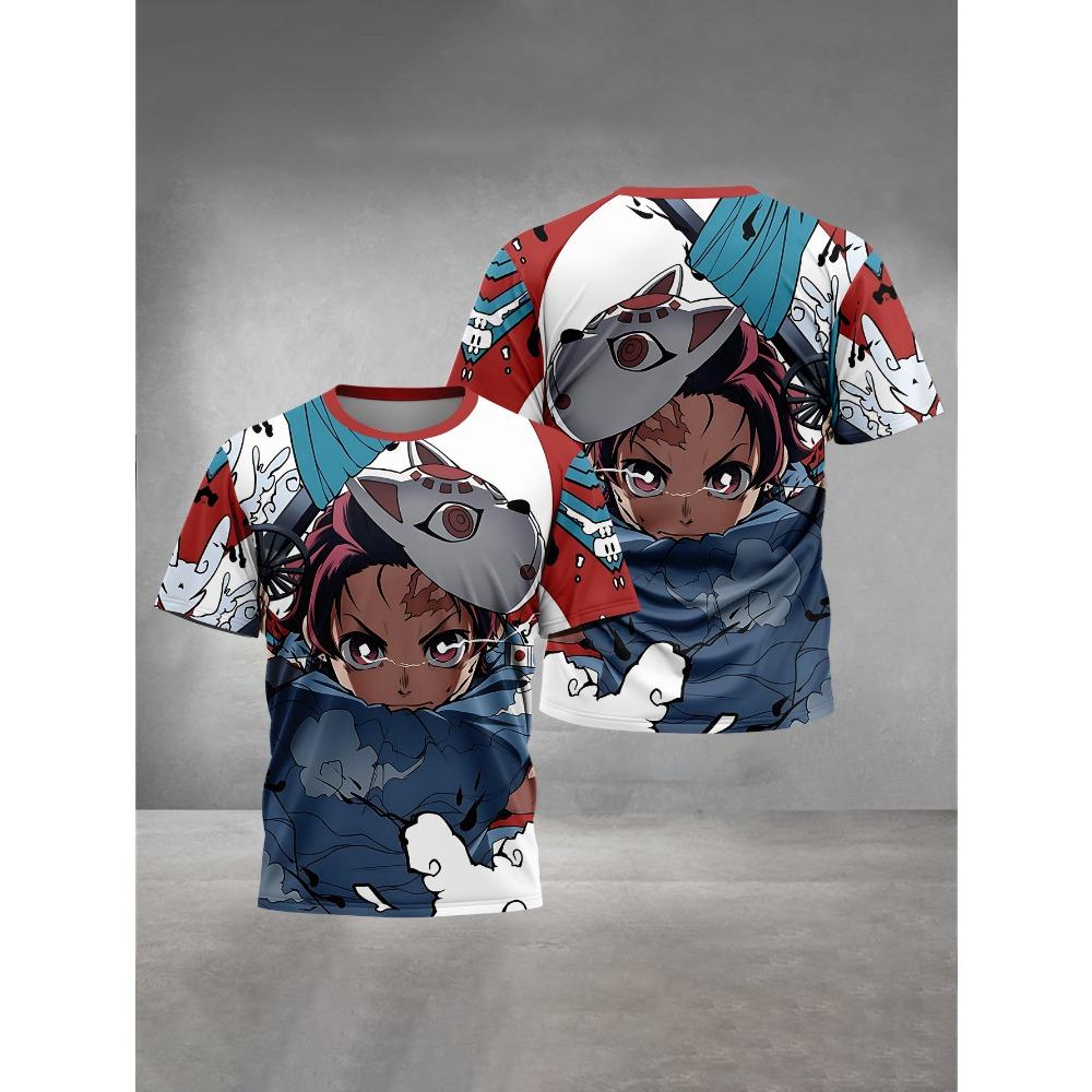 3D Print HOT Anime D-DemonS S-SlayerS Baby Clothing  Male Outdoor Clothes for Children Boy Girl Child T-Shirt Top