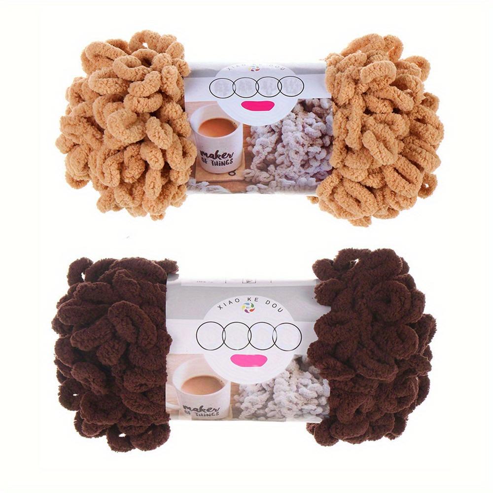 

2 шт. Толстая пряжа ручной работы, объемная пряжа для поделок своими руками, шарфов, подушек и декоративных подушек 2pcs