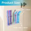 9.5" Large Acrylic Straw Holder for Cabinet Door – Kitchen Cabinets Straws Organizer, Reusable Tumbler, Small Kitchens Accessories Storage