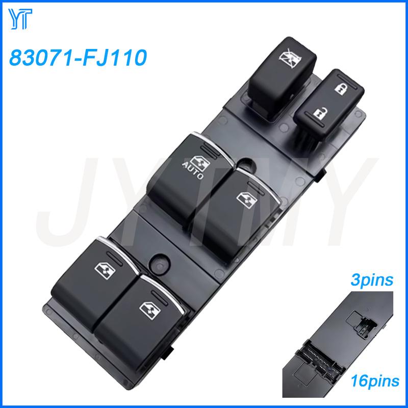 Car Accessories for Subaru Crosstrek Impreza XV 2015 2016 Front Left Electric Window Control Switch Glass Lifter Replace Parts