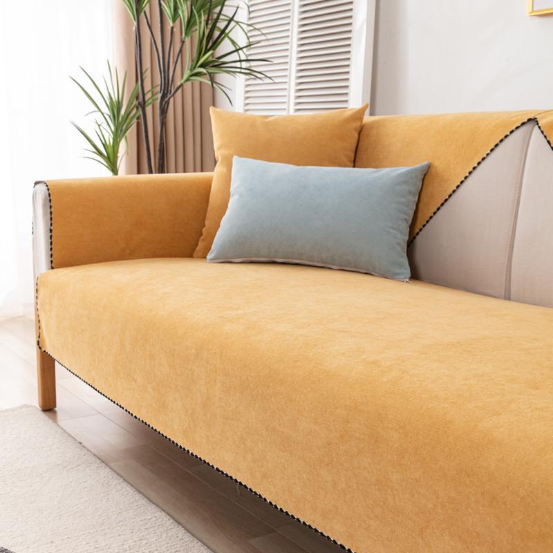 1 stücke Einfarbige Couchbezüge Wasserabweisende Sofamatte mit Hundeabwehrmittel, rutschfeste, waschbare Liegestuhlschutzbezüge