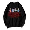 Women's And Men's Unisex Fashion Casual Long-sleeved Loose Printed Round Neck Pullover Hoodie Sweatshirt