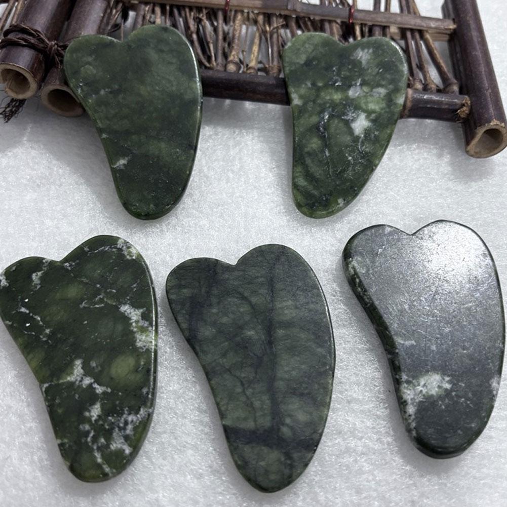 Natural Jade Stone Gua Sha Board Skin Massager Face Body Massage Tools Acupuncture Stick Beauty Health SPA Relax Tighten