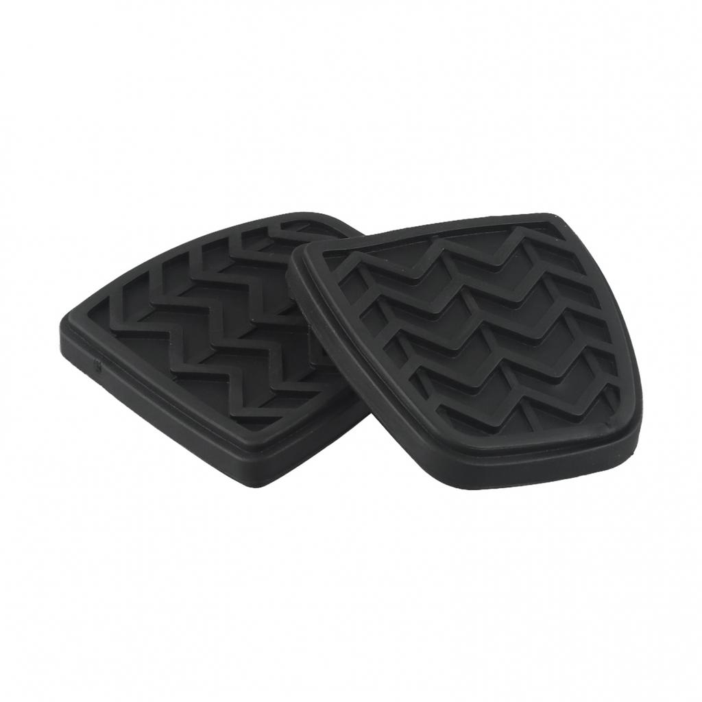 High Strength Rubber Cover for Yaris XP10 Brake Clutch Pedal Foot Pad (2Pcs)