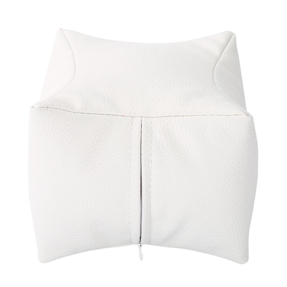 Nail Art Table Hand & Foot Pillow Soft PU Arm Rest Salon Manicure Nail Care Pillow White
