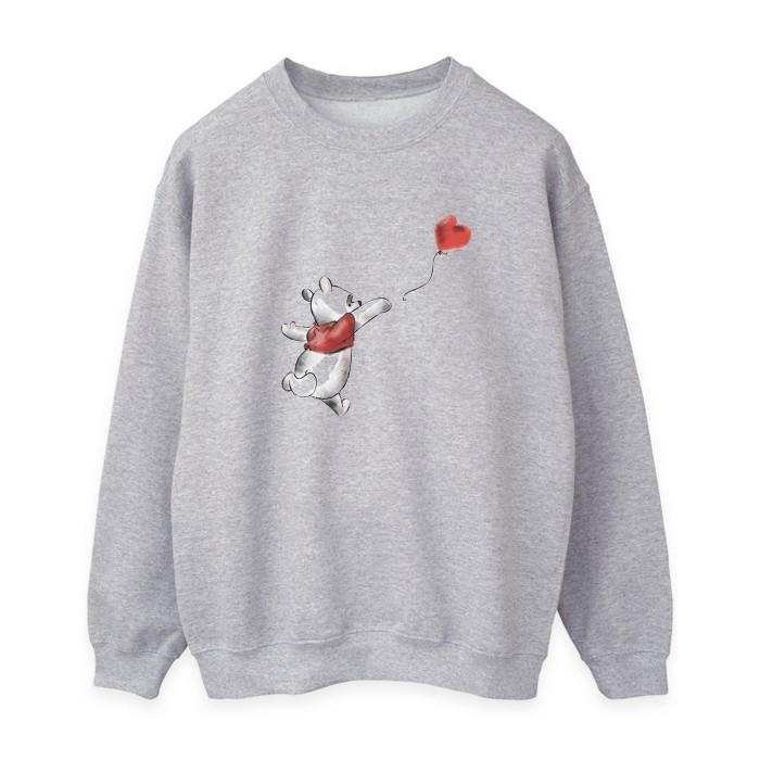 Winnie the Pooh Womens/Ladies Balloon Sweatshirt