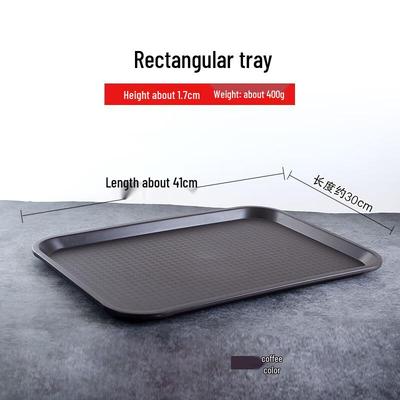 Naijiang 10-Pack Thickened Plastic Serving Trays