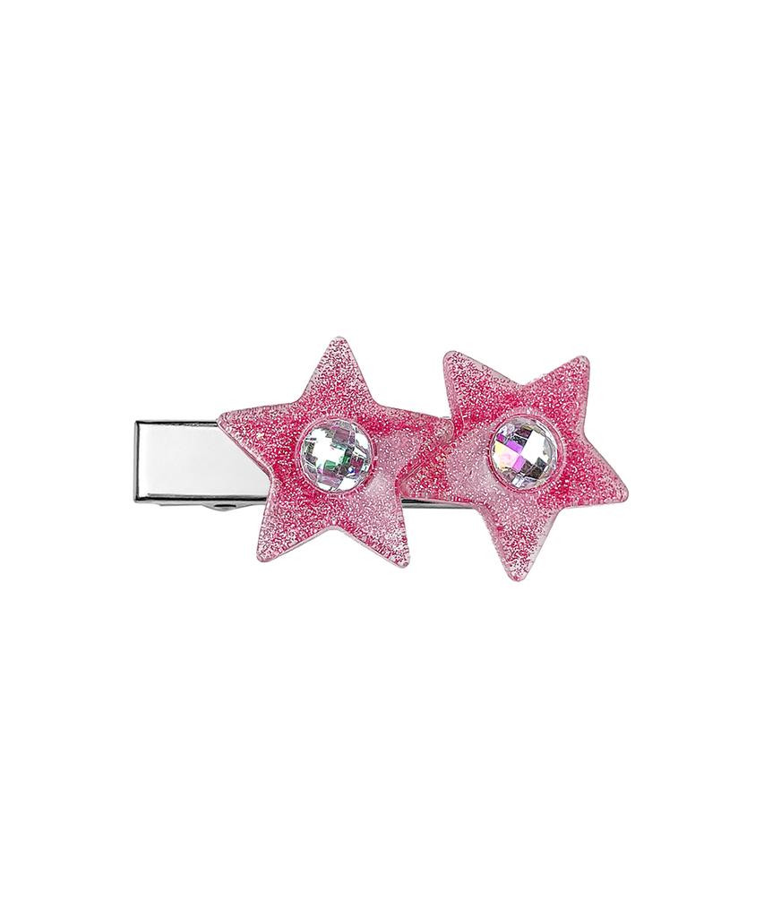 Vvv Glitter Star Cubic Clip Hairpin