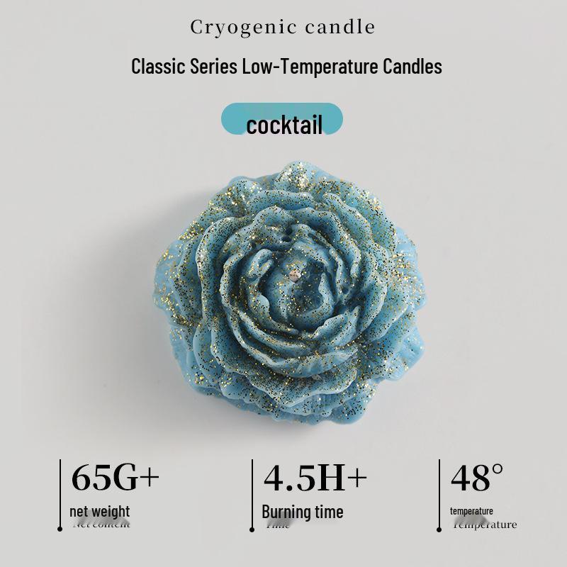 Gradient Glow Low-Temperature Rose & Peony Soy Wax Aroma Diffuser Candle