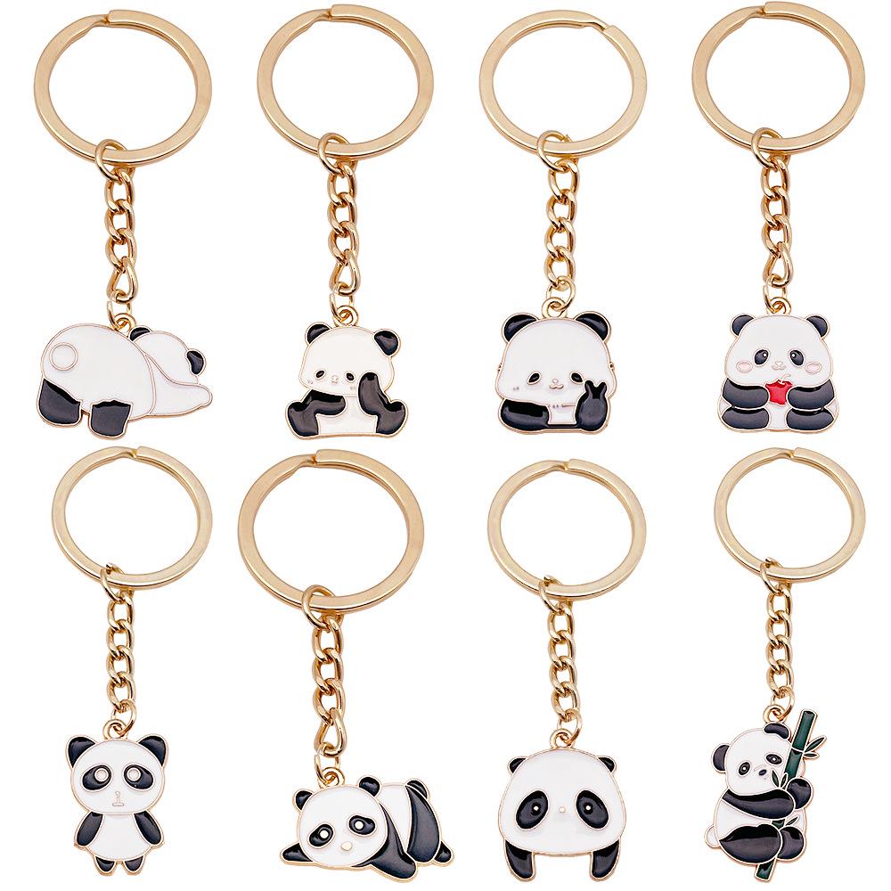 Adorable Giant Panda Keychain Pendant: Perfect Companion or Friend Gift