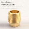 Marine Drain Replacement Part 1/2 in Pipe Thread Male Fitting, Metal 2 Pack with Wrench Flat Base for Water Tanks, Roller Openings, and Service Work