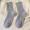 Female Autumn and Winter Thickened Warm Point Yarn Lace Lovely Wool Long Pile Pile Socks