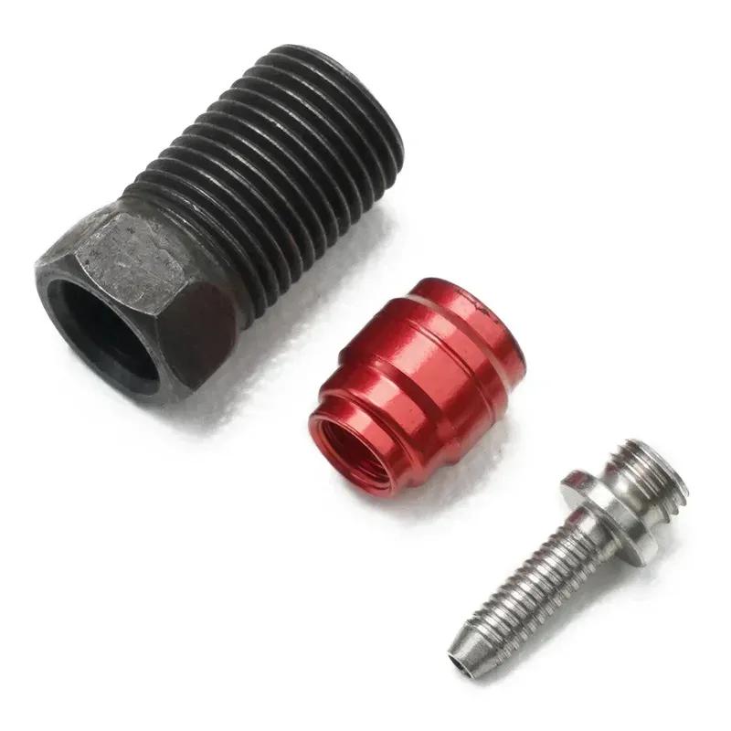 

Bike Disc Brake Hose Barb Insert Olive Connecting Nut For-SRAM Cycling Hydraulic Brake Hose Spare Bicycle Accessories