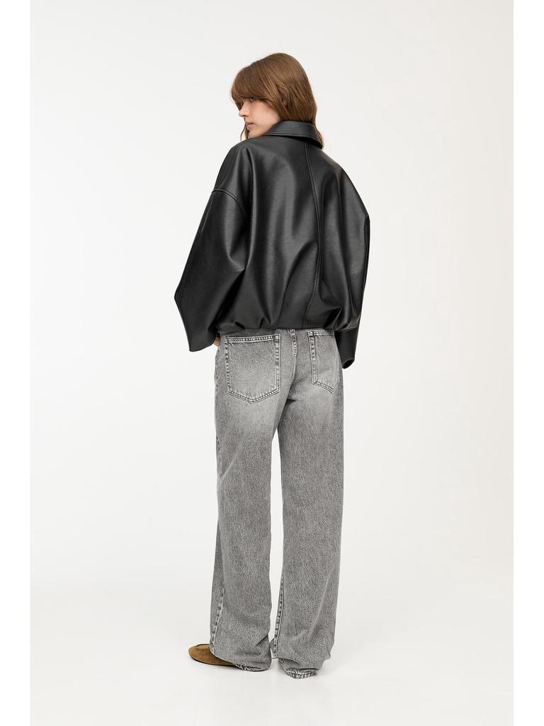 Women's Retro Spring Pilot Jacket: Faux Leather Casual Top Coat - American and European Style