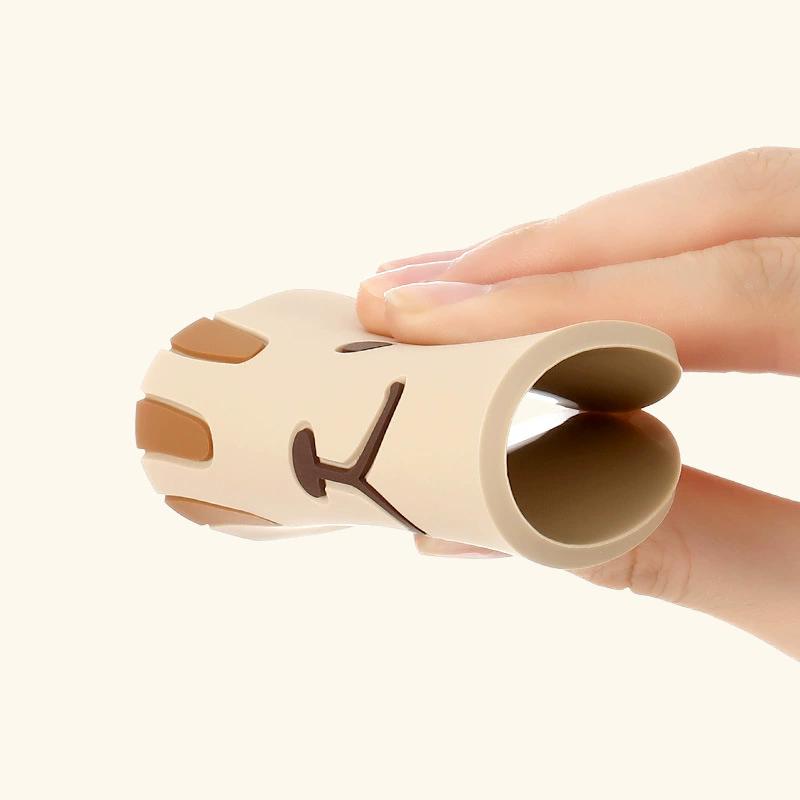 5 stücke Katze Nette Tasse Kissen Reusable Silikon Tee Tasse Isolierung Kissen PVC Anti Slip Und Anti Verbrühen Schüssel Kissen