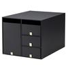Plus Desk Organizer Accessory Storage Box Storage Case Drawer Cosmetics Living Post Black L Size LP-304YL 85-133