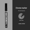 Chotune Reflektierender Chrom Marker Stift - Wasserdichte Galvanisierte Silberfarbe für DIY Hervorhebungen