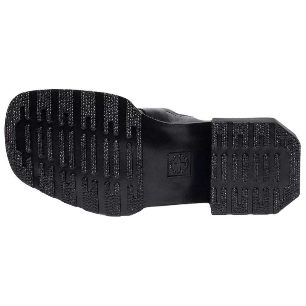 Dr. Martens Maybole Leather Comfortable Square-Toe Loafers 4.4cm Unisex Loafers Black 42063001