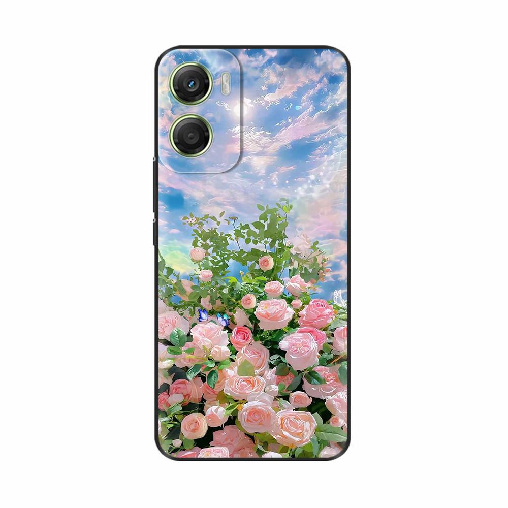 For Motorola Moto G06 Case Silicone Cute Cat Panda Fashion Flowers Love Painted Phone Case For Moto G06 Power MotoG06 Funda Capa