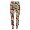 Women's Casual Fashion Outdoor Halloween Printed Slim Elastic Yoga Pants Cropped Pants