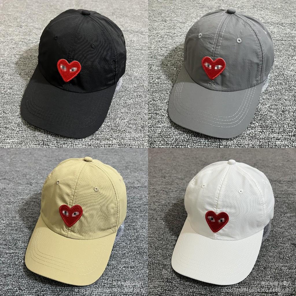 Summer Unisex Baseball Cap Heart Embroidered Outdoor Leisure Duckbill Cap