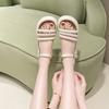 22 Spring and Summer New Sandals Sports Style One-character Open-toed Thick-soled Sandals