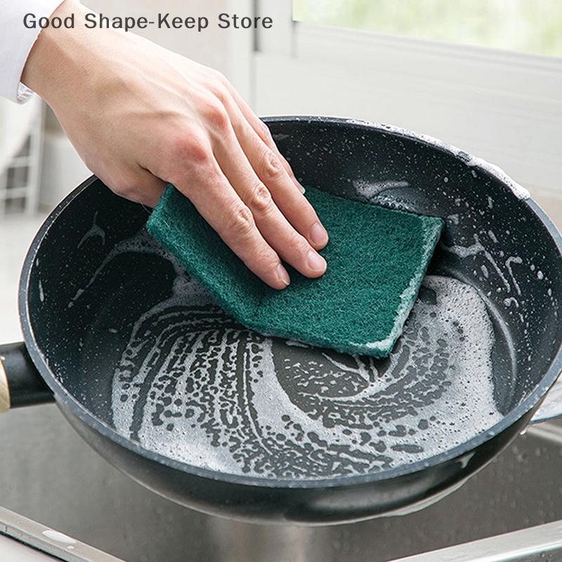 10/20 Pieces Kitchen Scouring Pads Set Multi-purpose Anti-scratch Reusable Dishwashing Cleaning Rags