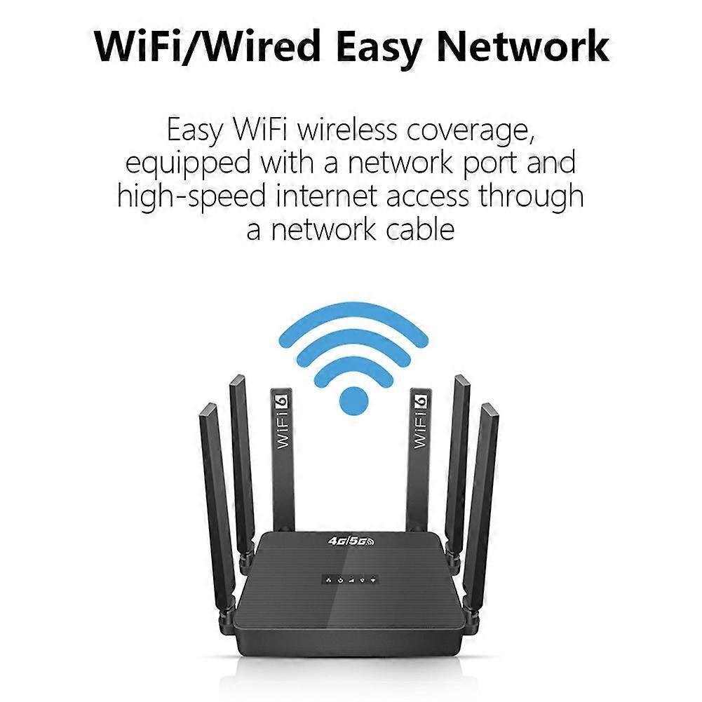 5G 4G LTE Cellular Router Wifi 6 Routers with SIM Card Slot Support 32 User Wireless Wifi-Router for Europe