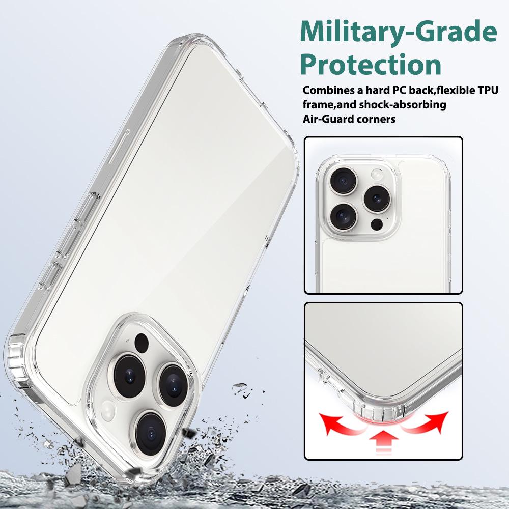 Acrylic Crystal Clear Case for iPhone 16/14/13/12/11