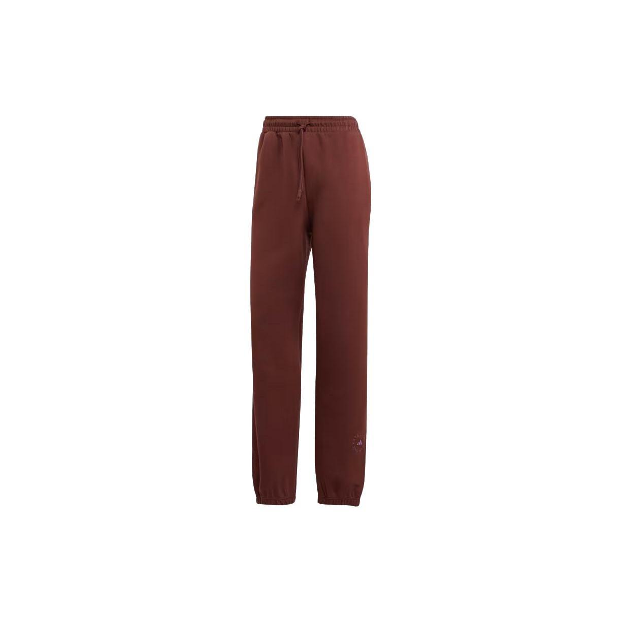 (WMNS) adidas By Stella McCartney Sweat Tracksuit Bottoms Burgundy Women s IJ0575 XXS
