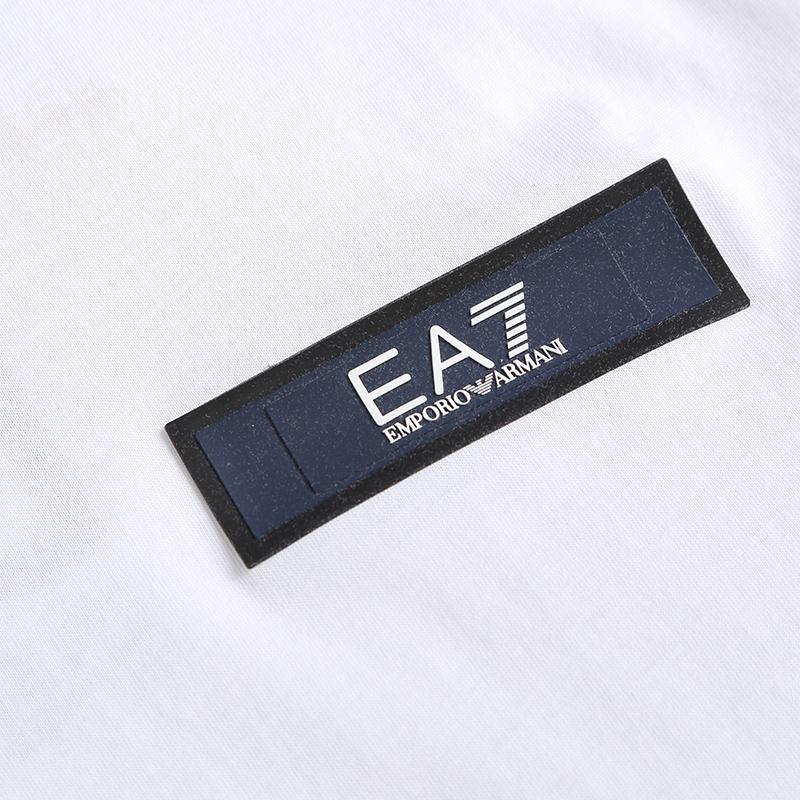 Emporio Armani Ea7 Ss23 Solid Color Round Neck Short Sleeve T-Shirt Men tops White 3RPT29-PJM9Z-1100